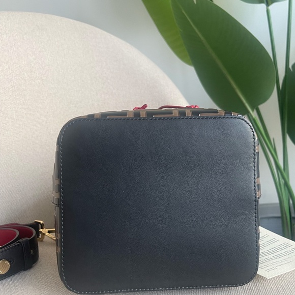 Fendi Mon Tresor Embossed Leather Small Bucket Bag - Picture 10 of 10